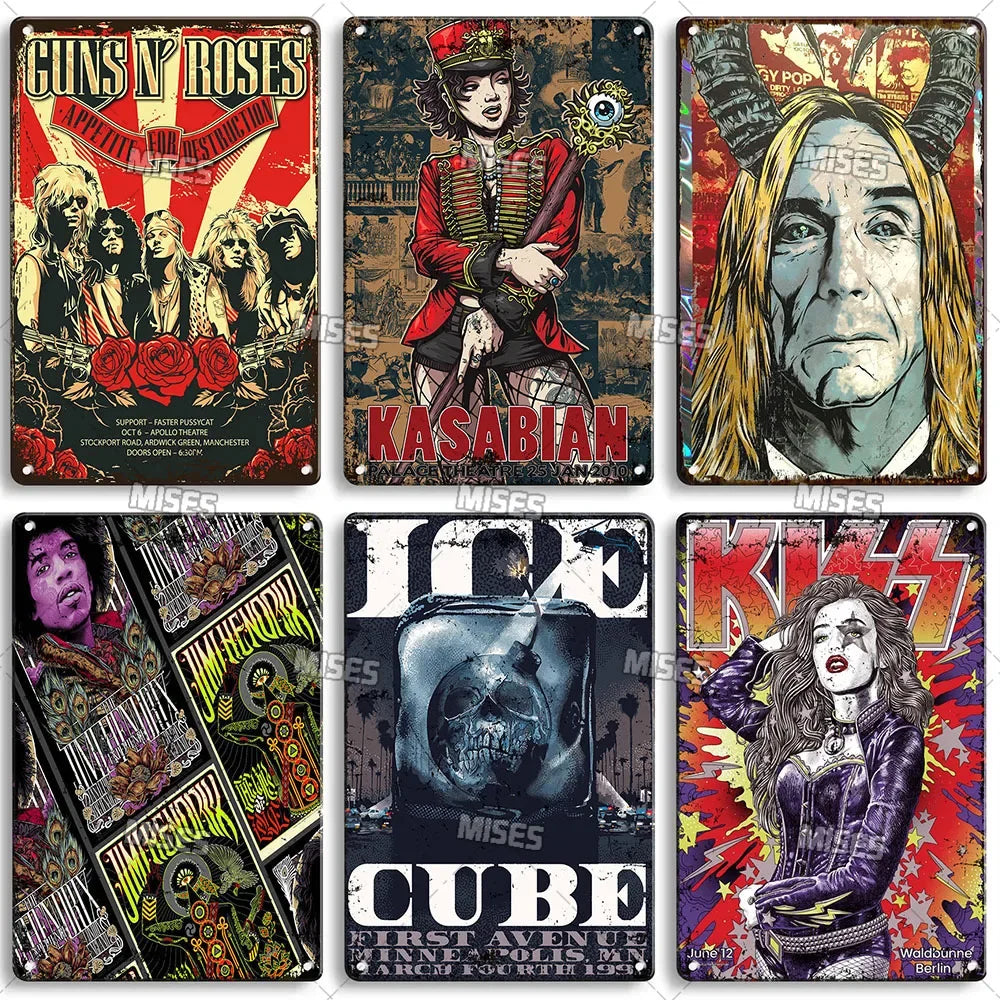 ROCK Music Wall Decor