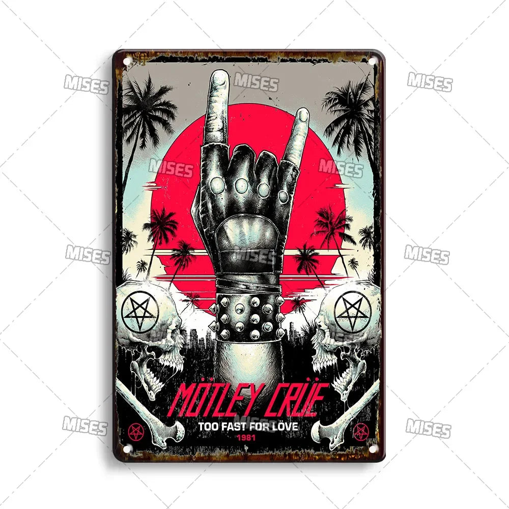 ROCK Music Wall Decor
