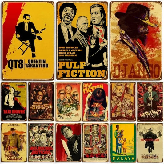 American Films Metal Sign