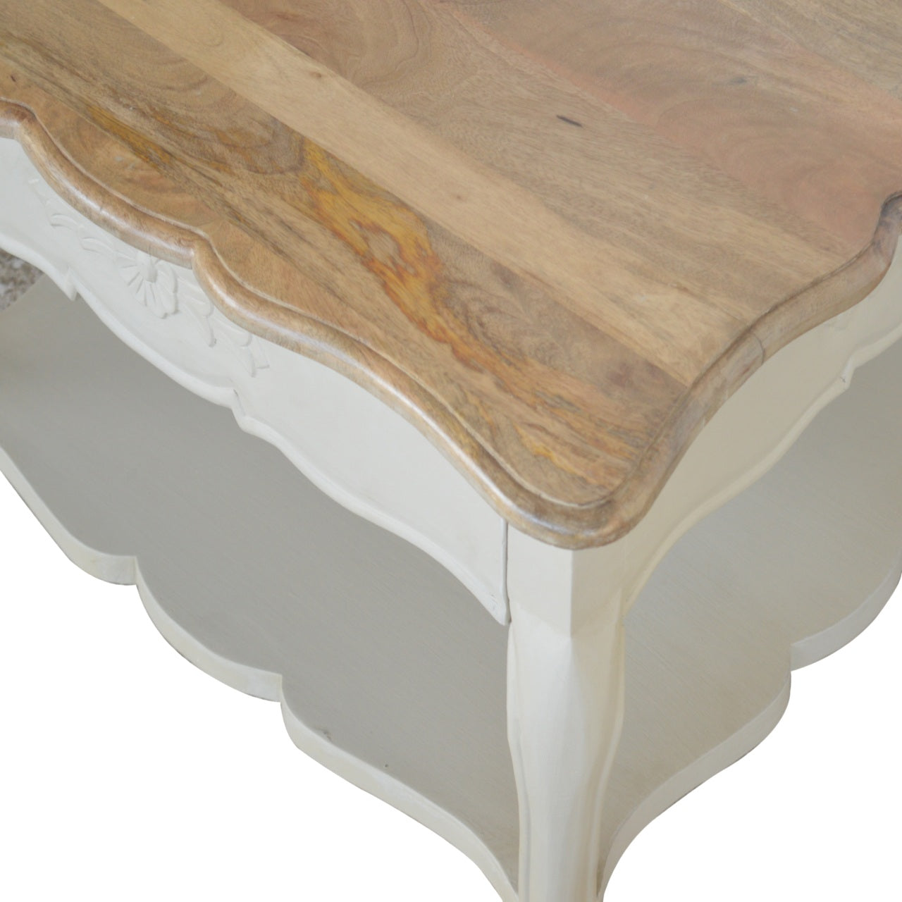 Amberly Carved Coffee Table - mancavesuperstore