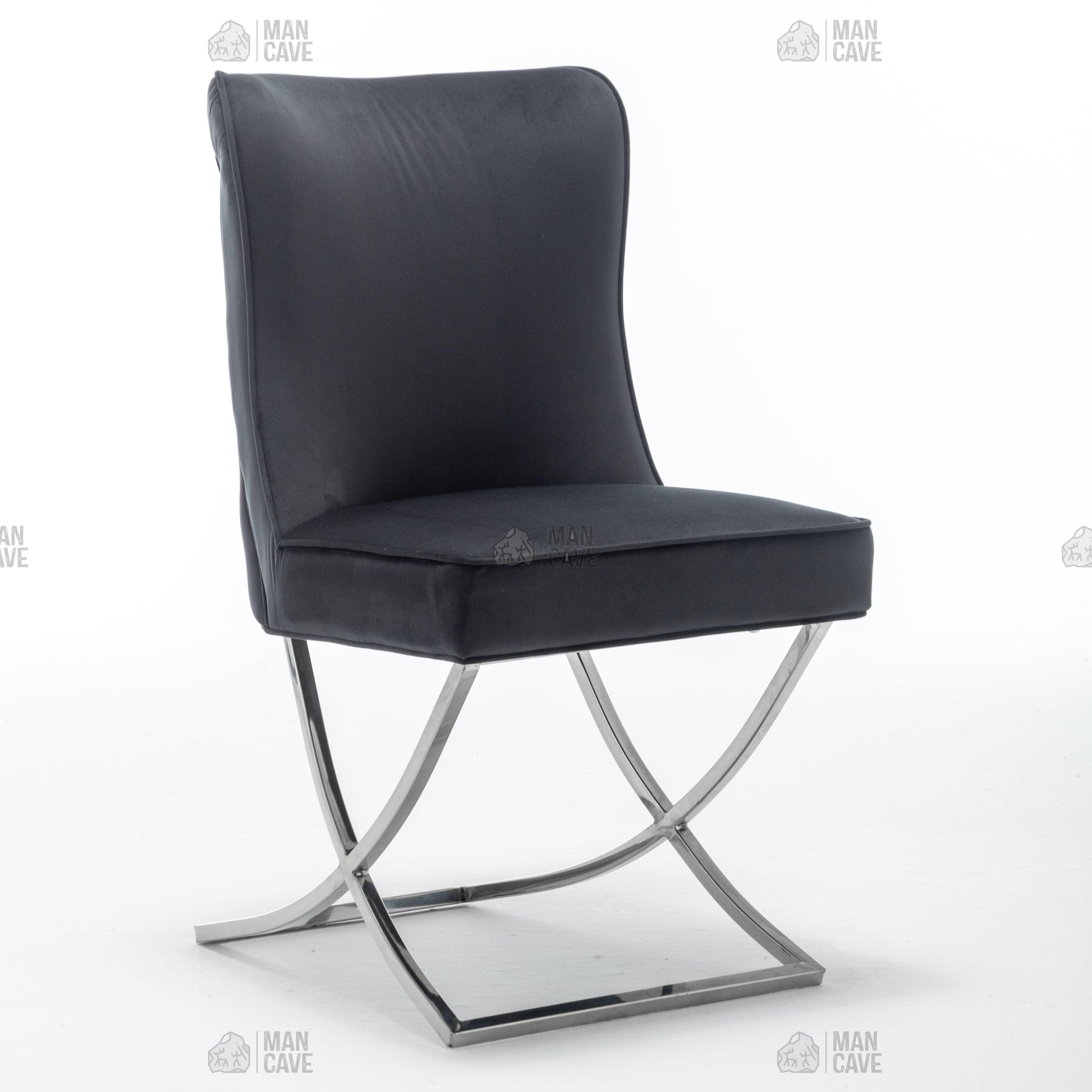 Belgravia Dining Chair - Black - mancavesuperstore