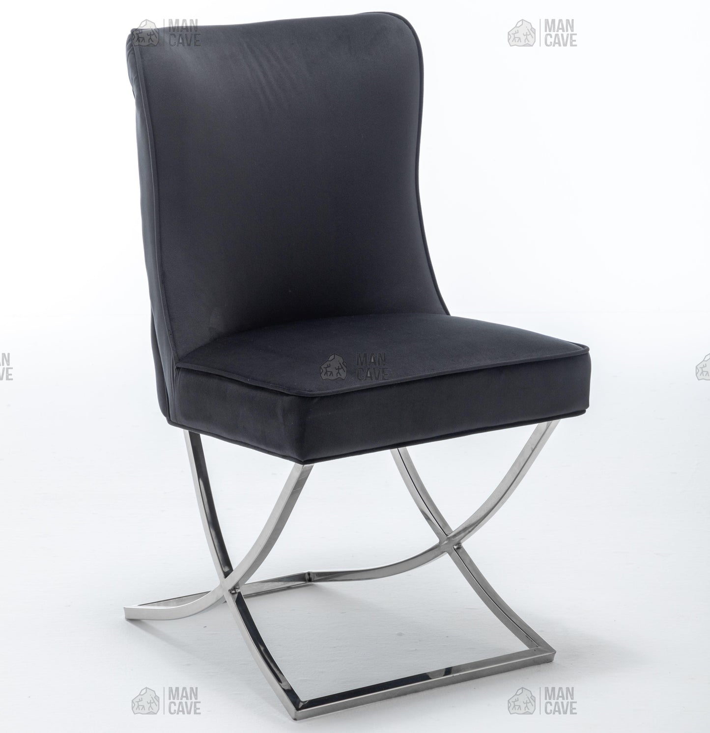 Belgravia Dining Chair - Black - mancavesuperstore