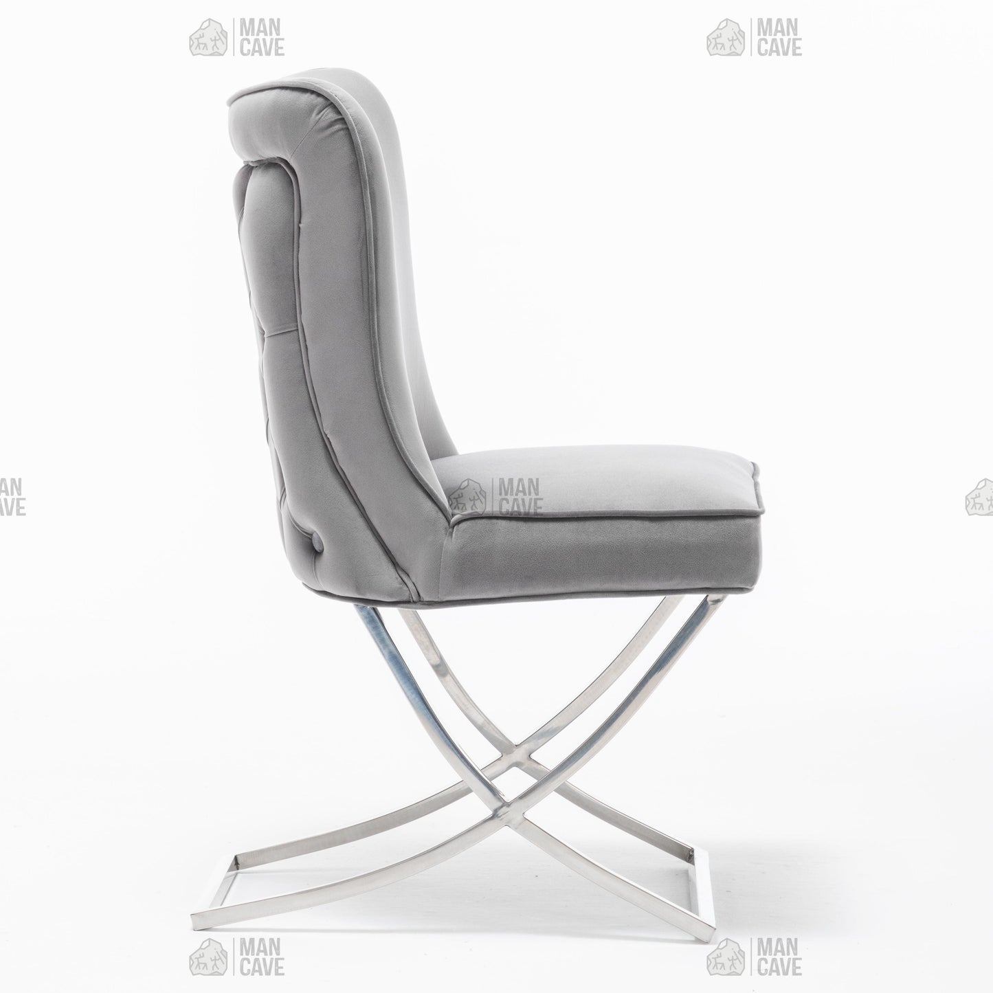Belgravia Dining Chair - Dark Grey - mancavesuperstore