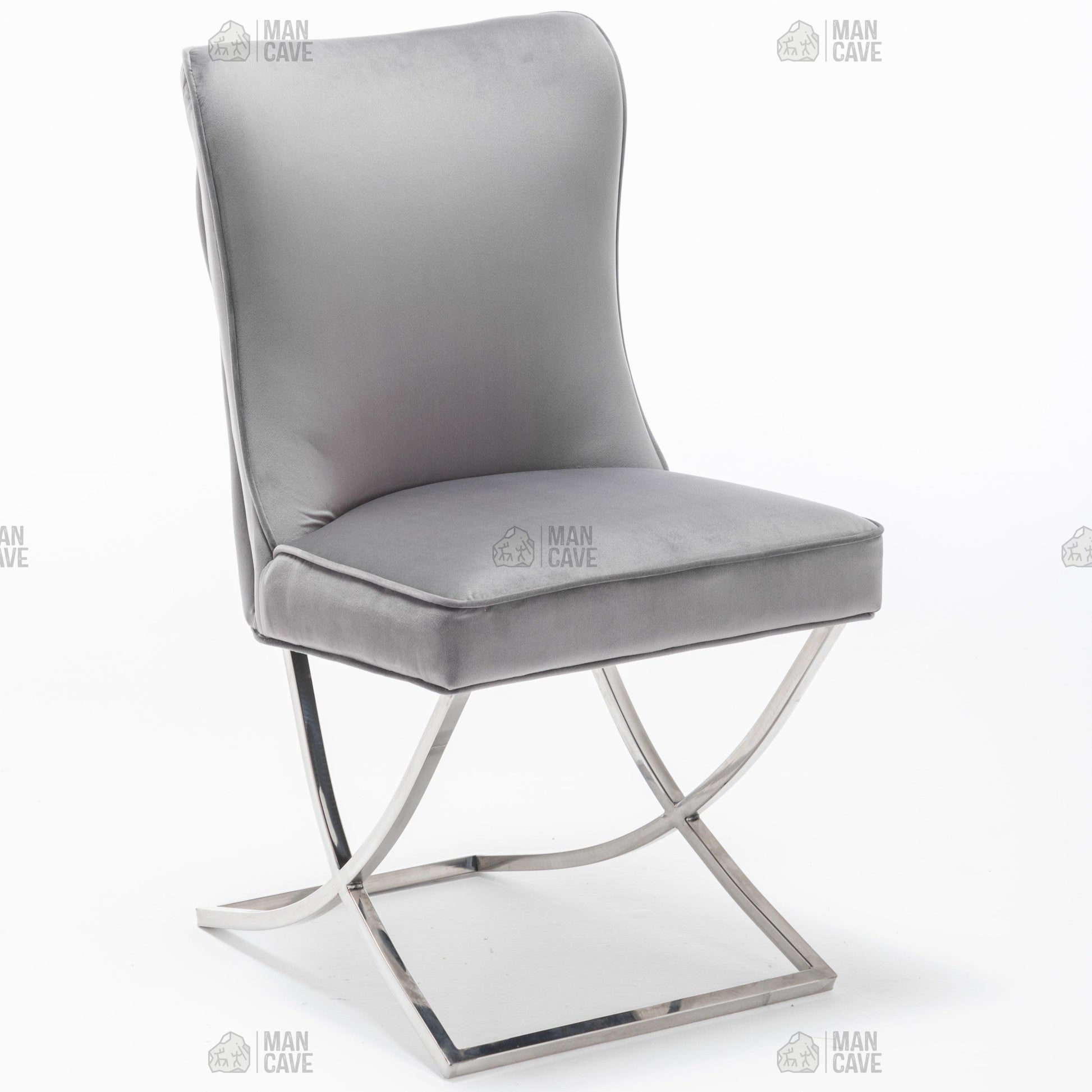 Belgravia Dining Chair - Dark Grey - mancavesuperstore