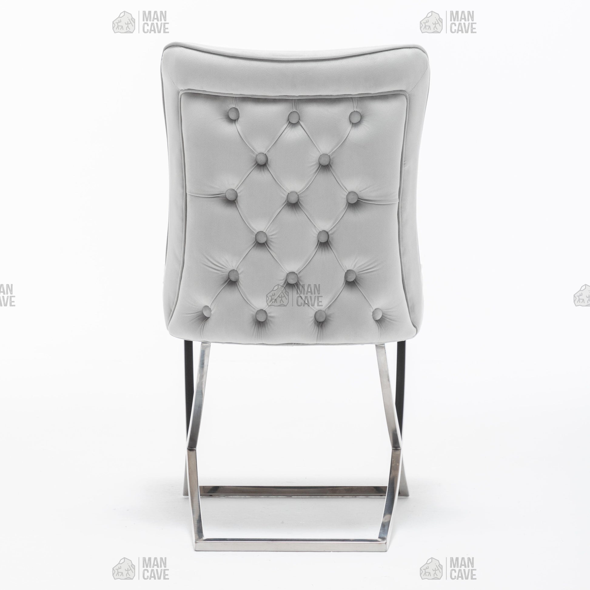Belgravia Dining Chair - Light Grey - mancavesuperstore