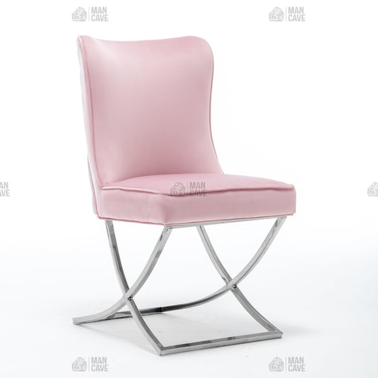 Belgravia Dining Chair - Pink - mancavesuperstore