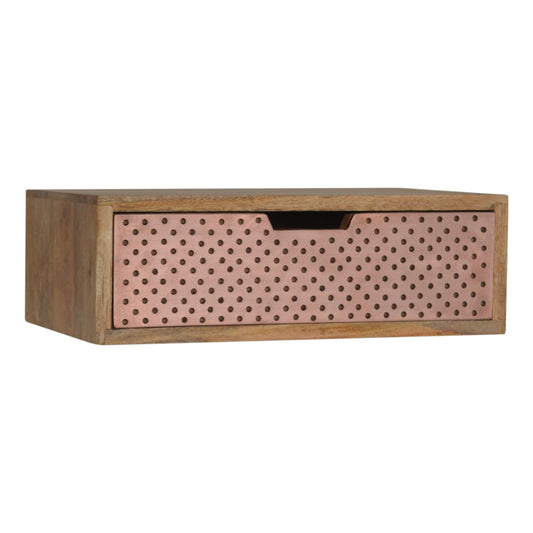 Wall Mounted Copper Floating Drawers - mancavesuperstore