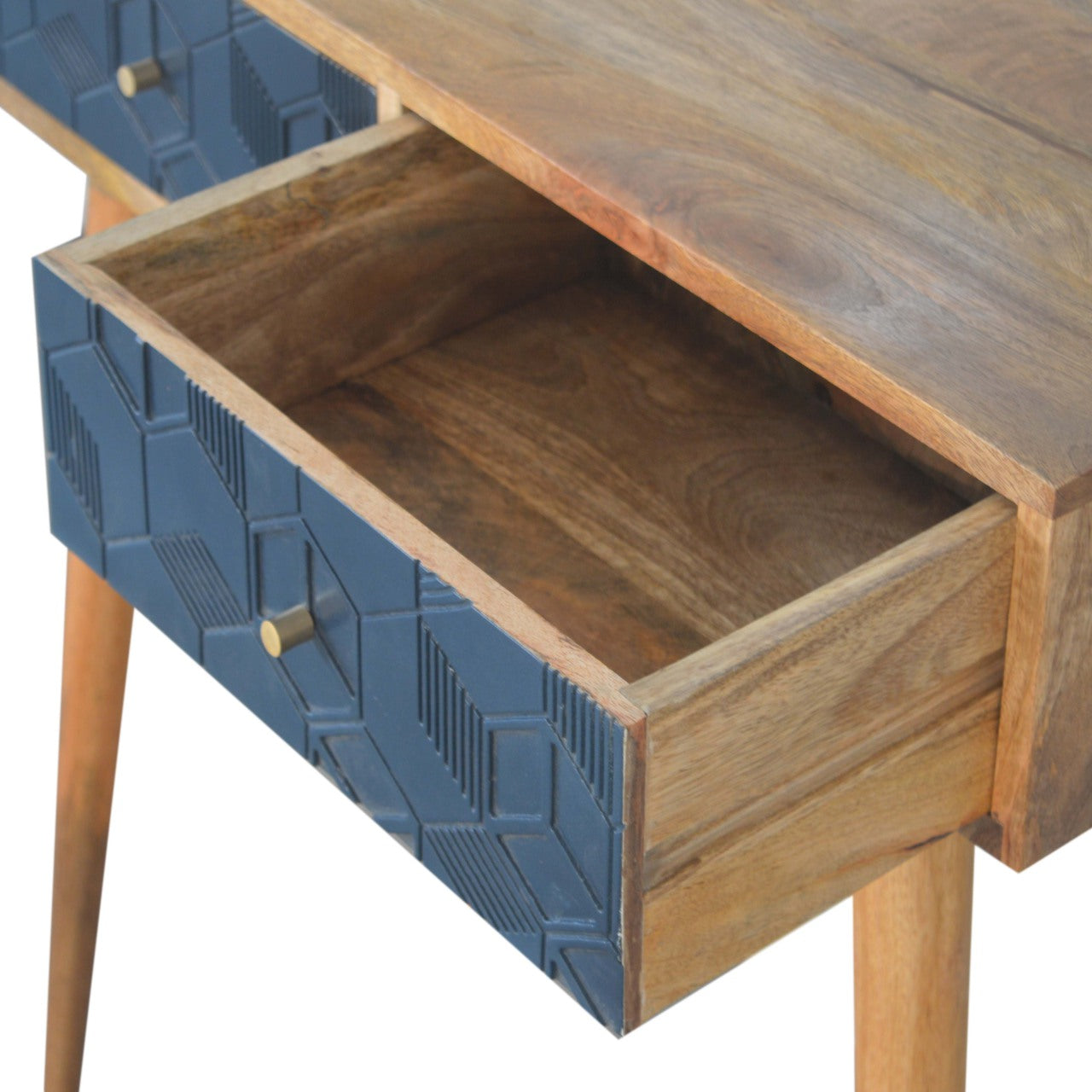 Acadia Navy Coloured Console/Side Table - mancavesuperstore