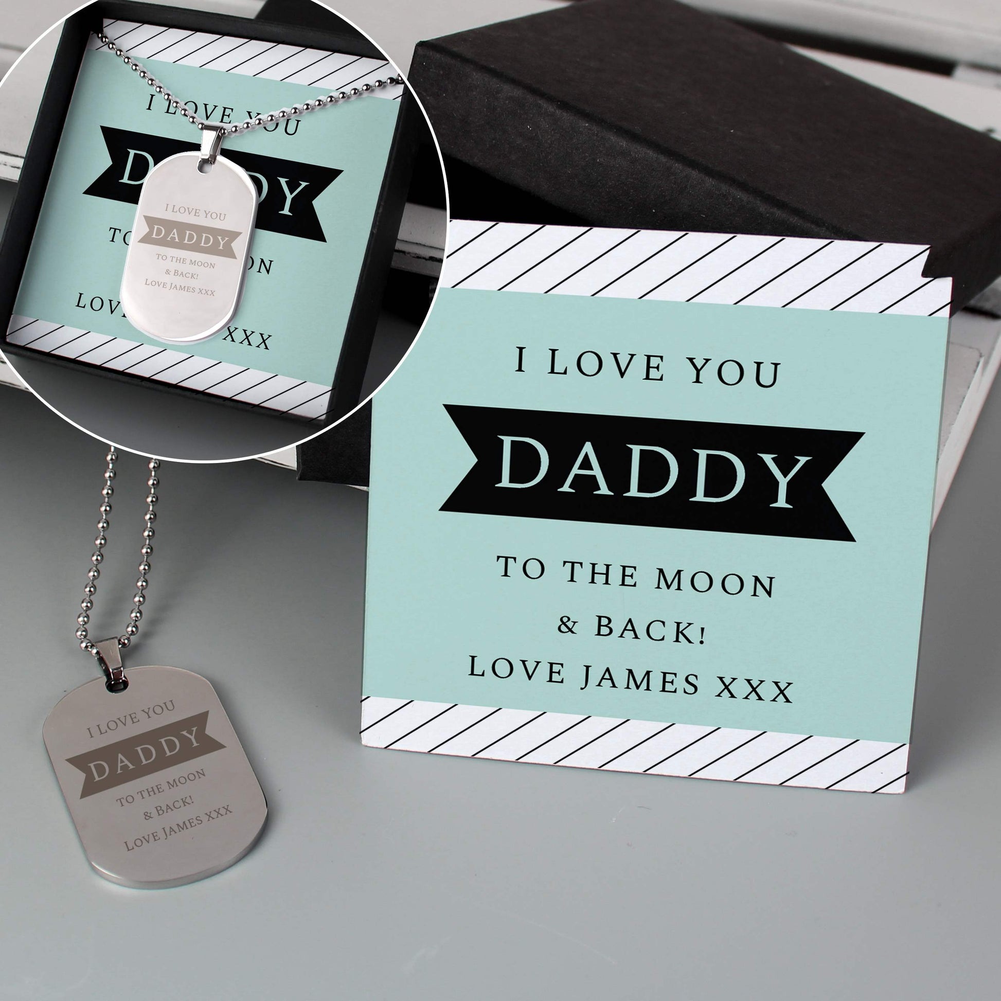 Personalised Box With Dog Tag