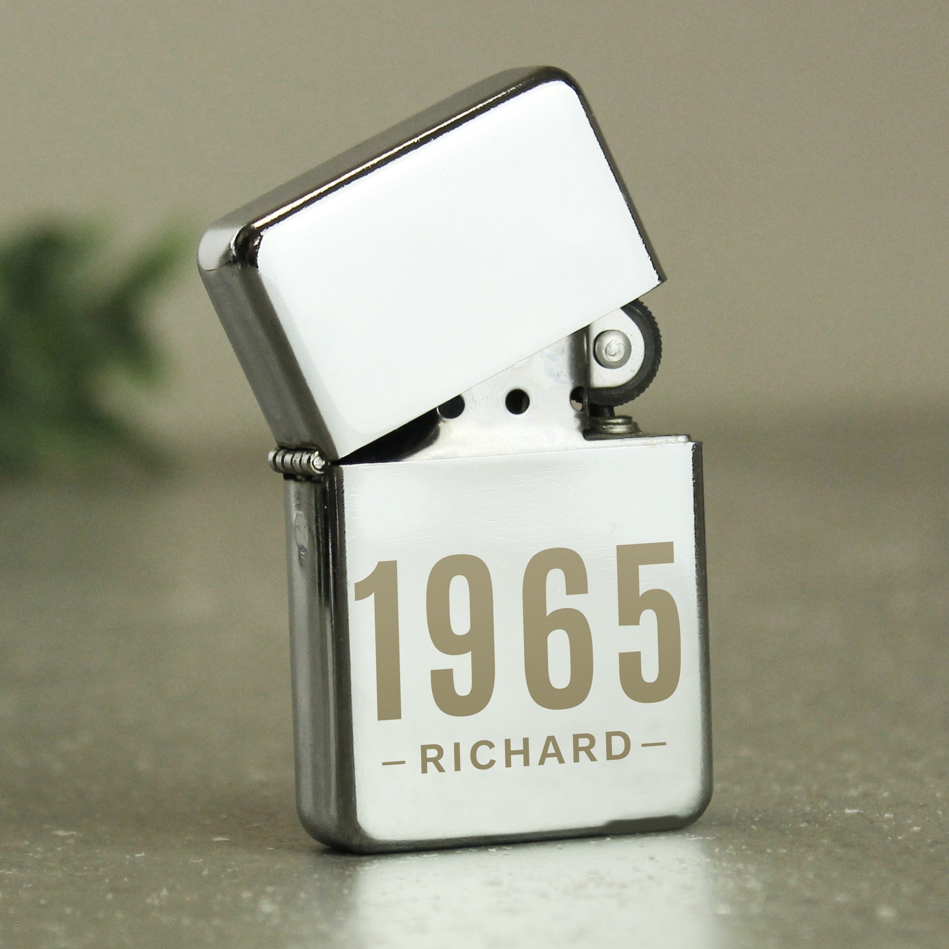 Personalised Date & Name Lighter