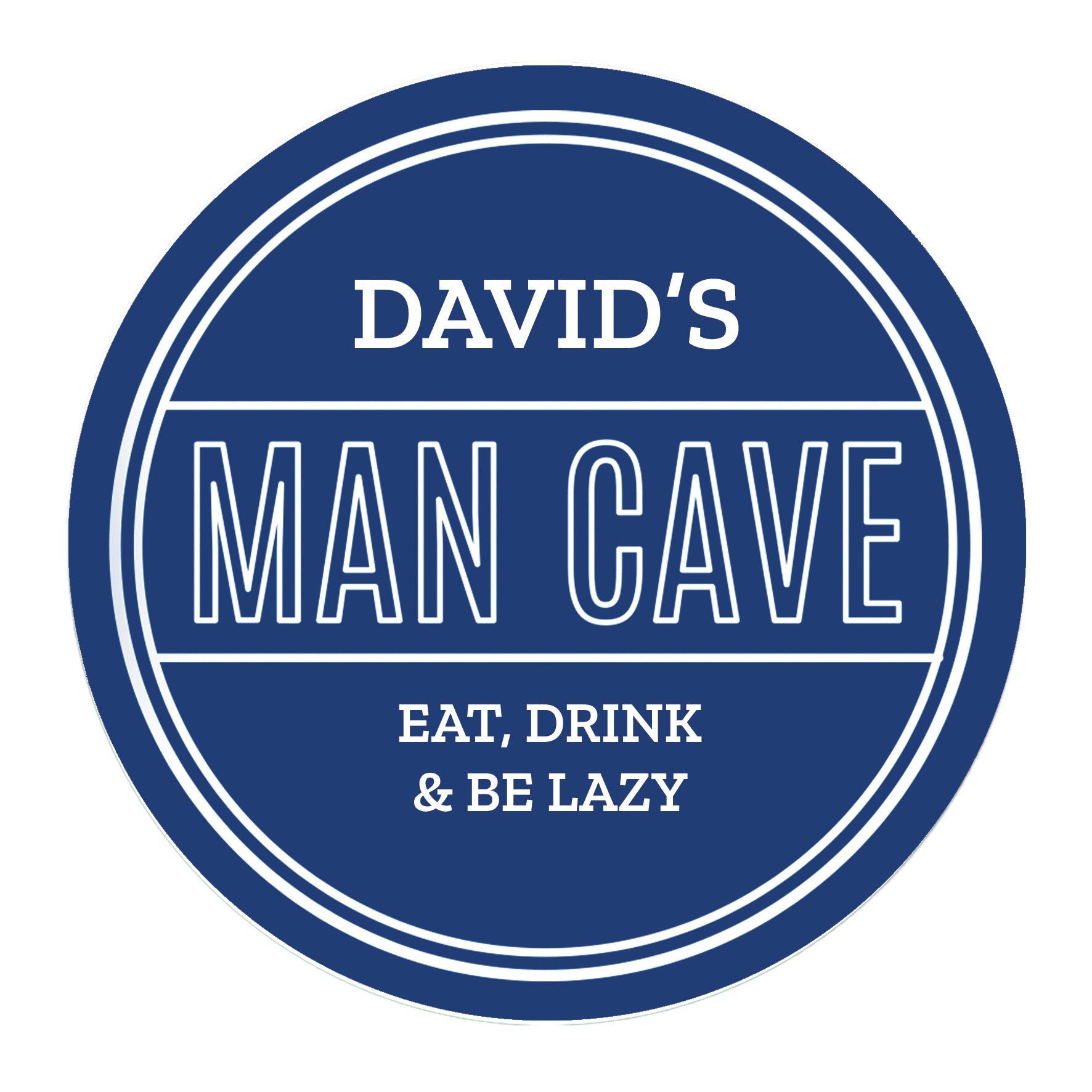 Personalised Man Cave Sign - mancavesuperstore