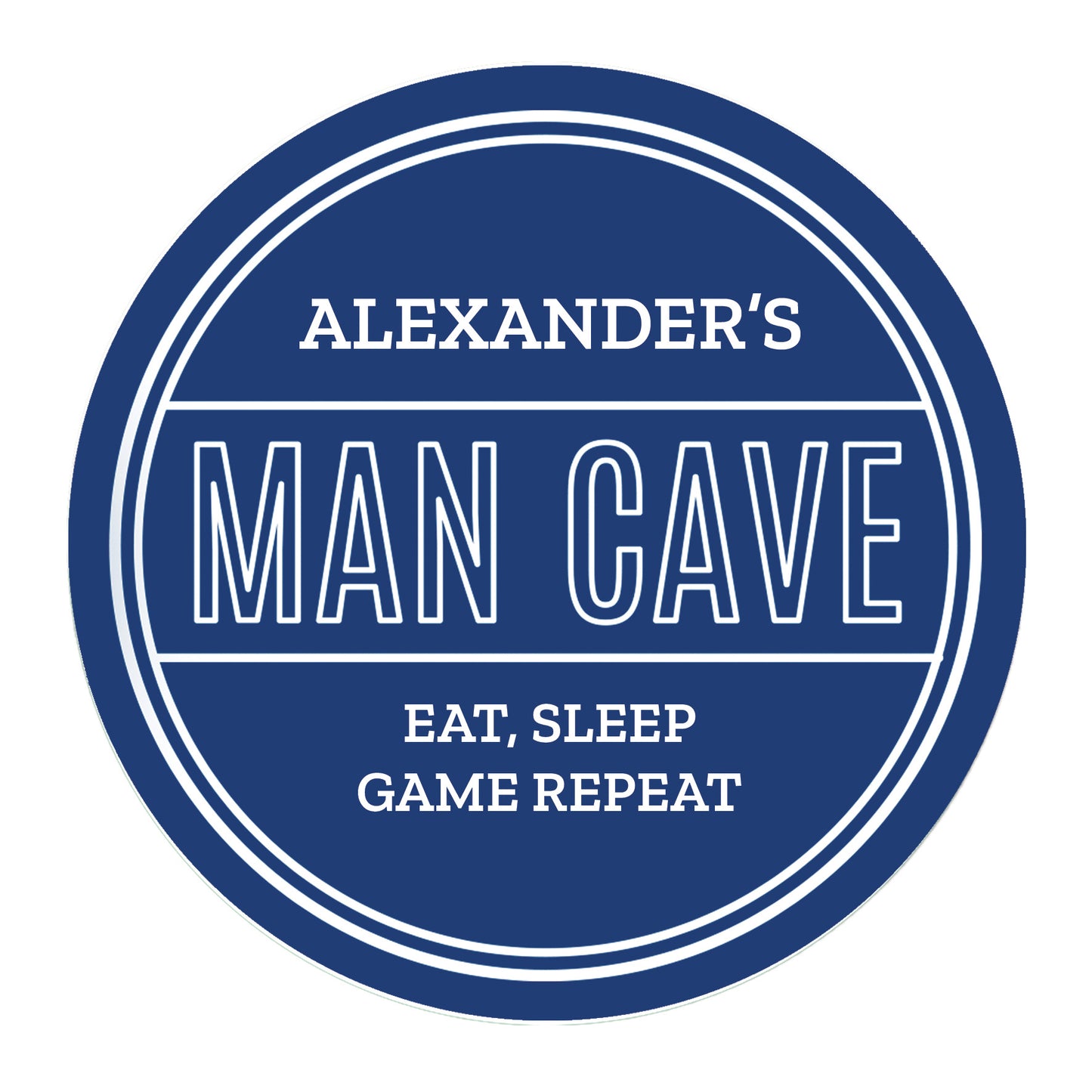 Personalised Man Cave Sign - mancavesuperstore