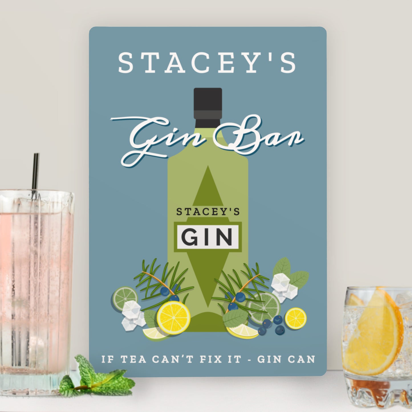 Personalised Gin Mancave/Bar Sign - mancavesuperstore