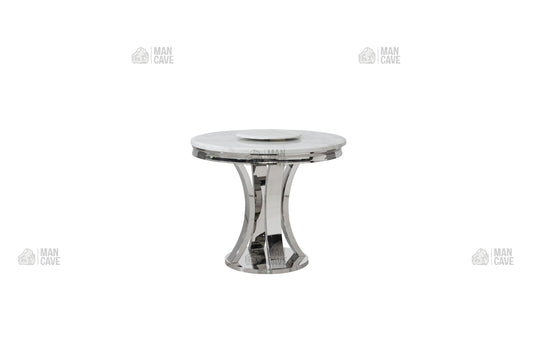 Romano Round Dining/Side Table - mancavesuperstore