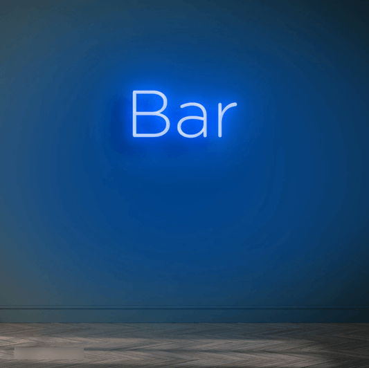Bar Sign (The Word) Neon Sign - 50cm/75cm/100cm - mancavesuperstore