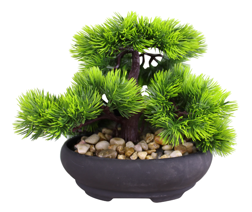 Artificial/Fauz Bonsai Tree - Fir - mancavesuperstore