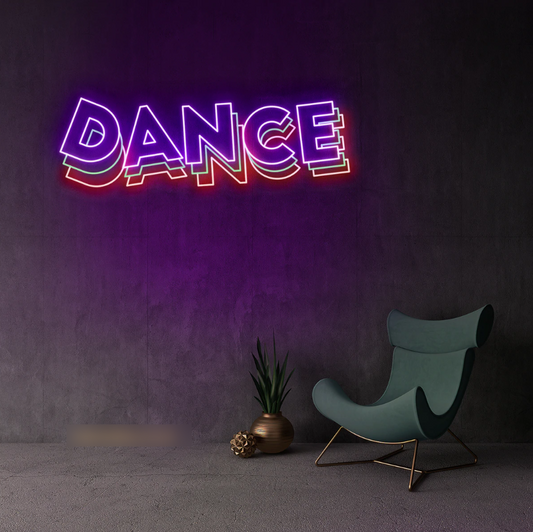 Dance Neon Sign - 75cm/100cm/150cm - mancavesuperstore