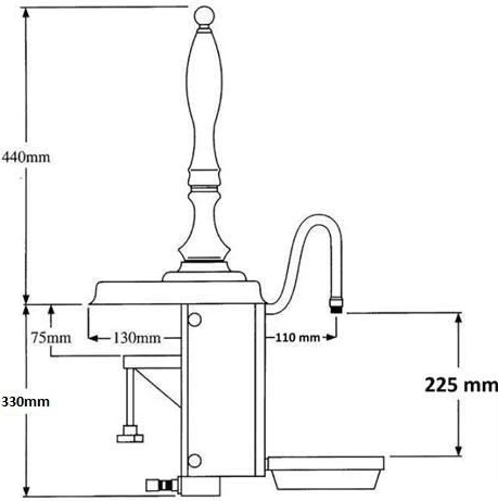 Masons Pint365 Home Beer Pump Deluxe Bundle - Leatherbritches Brewery Edition - mancavesuperstore