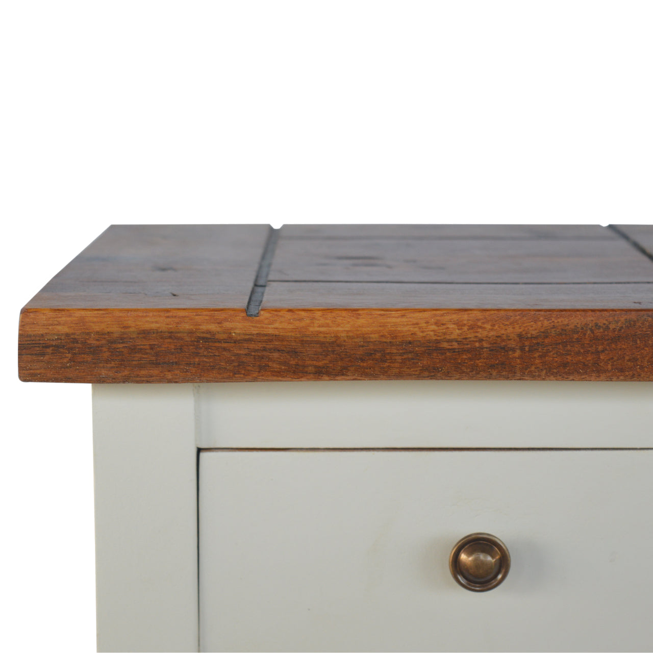 Country-Style Two Tone Telephone Table - mancavesuperstore