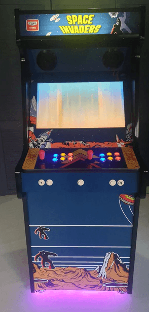 Space Invaders Arcade Machine - Retro Styled Multi-Gaming System - mancavesuperstore
