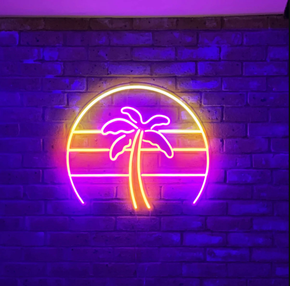 Sunset Neon Sign - 50cm/75cm/100cm - mancavesuperstore